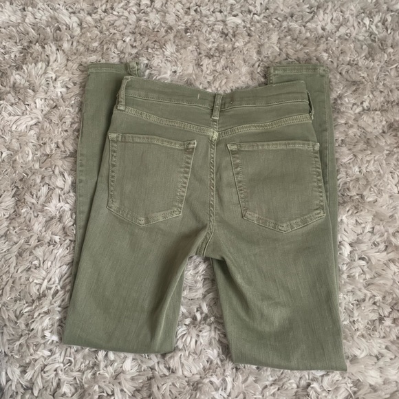 Free People Mid-rise Distressed Jeans in Moss - Picture 9 of 9